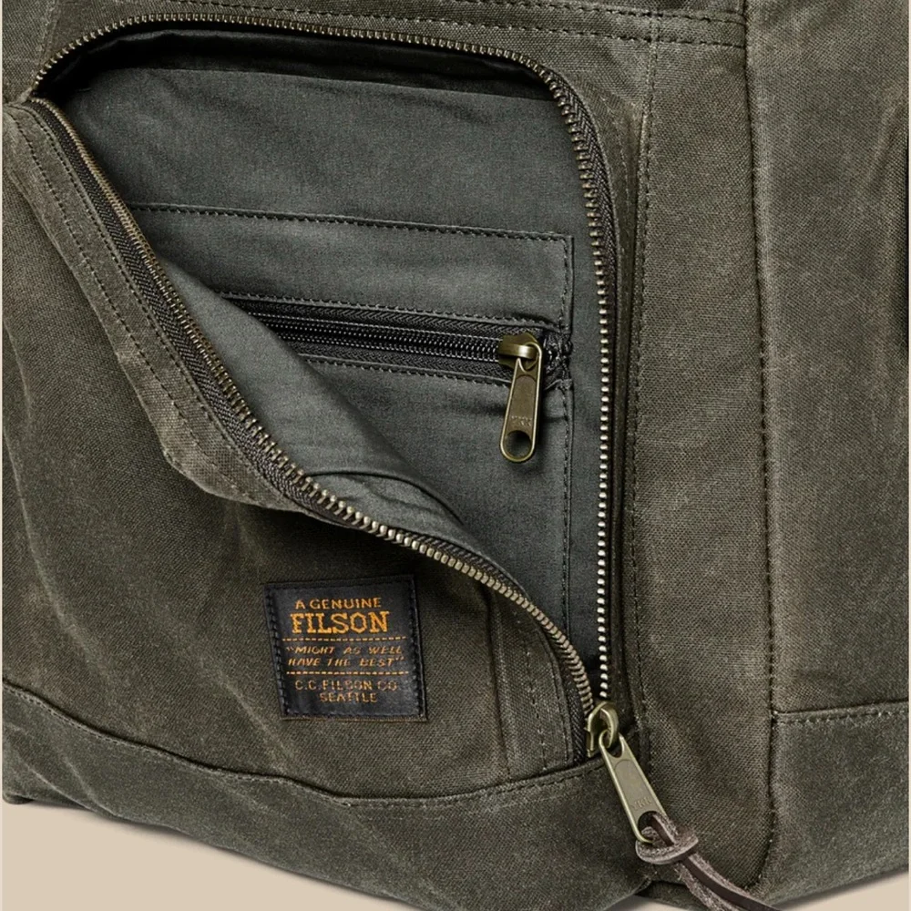 Filson 48hr tin cloth duffle bag - Picture 2 of 5